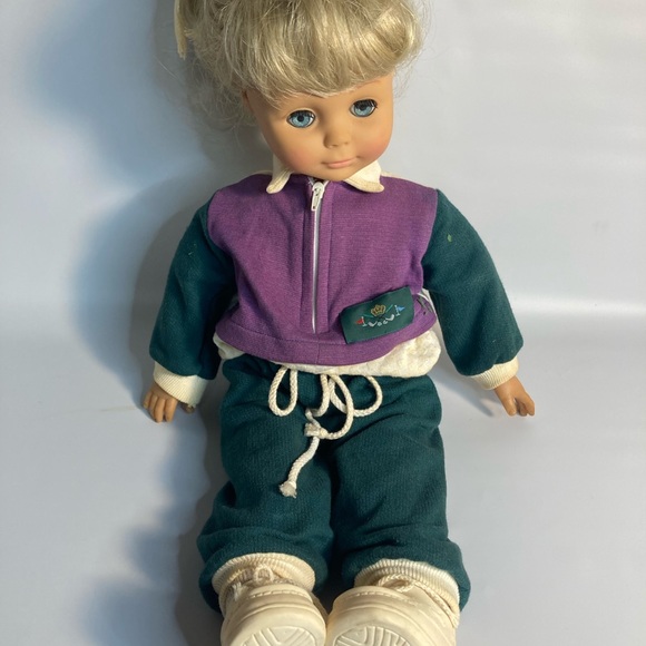 Angel puppe vintage germany doll 18”.